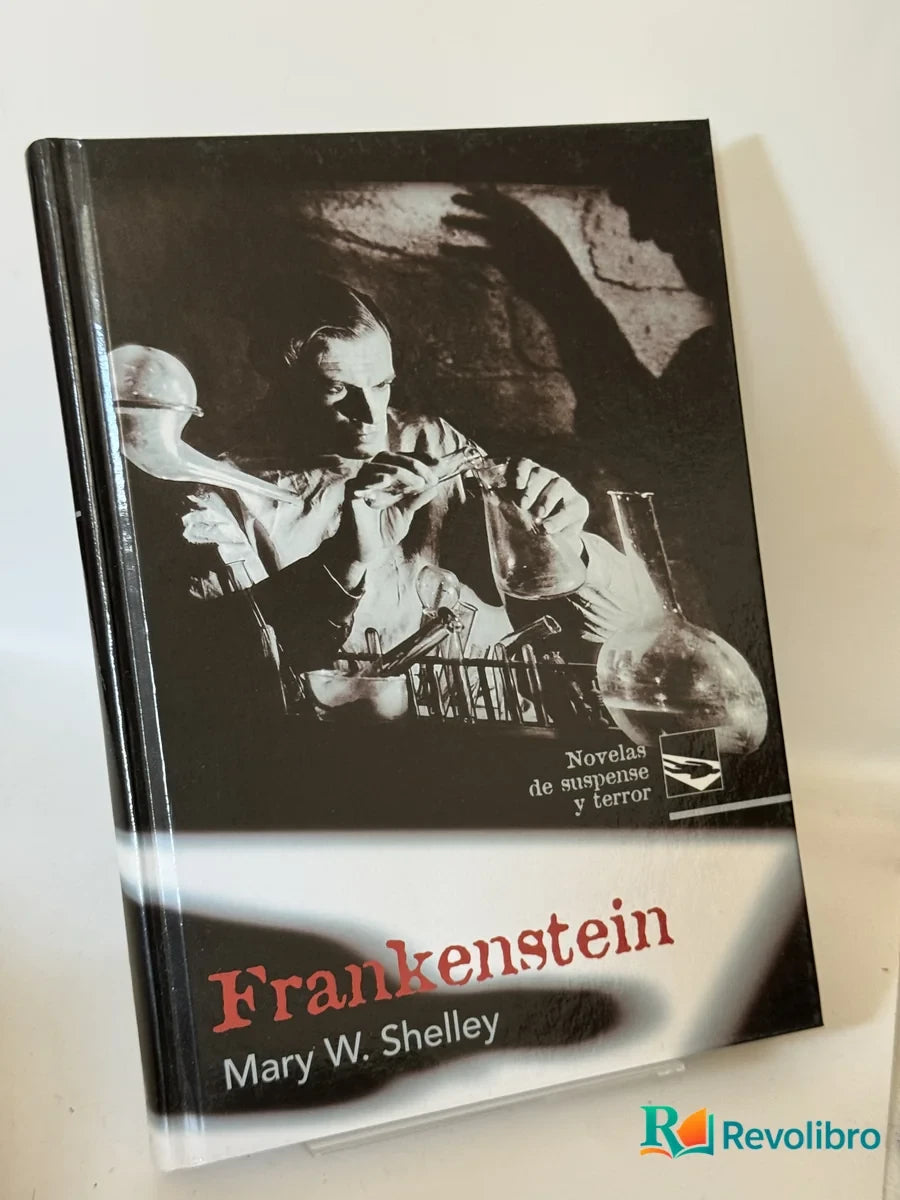 Portada de Frankenstein de Mary W. Shelley, libro de segunda mano