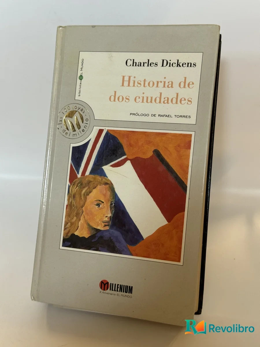 Portada de Historia de dos ciudades de Charles Dickens, libro de segunda mano