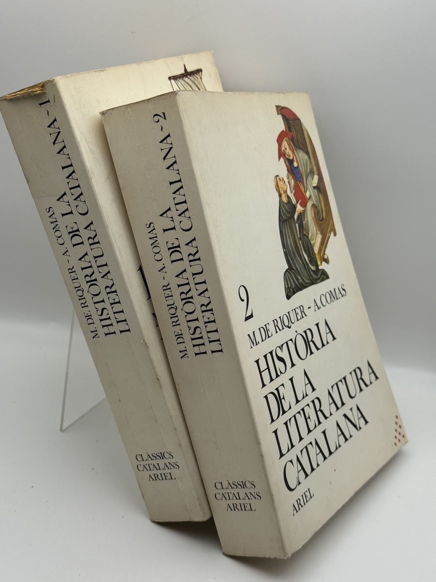 Foto 2 de Història de la literatura catalana tomos 1 y 2 - Martín de Riquer, Antoni Comas de Martín de Riquer, libro de segunda mano