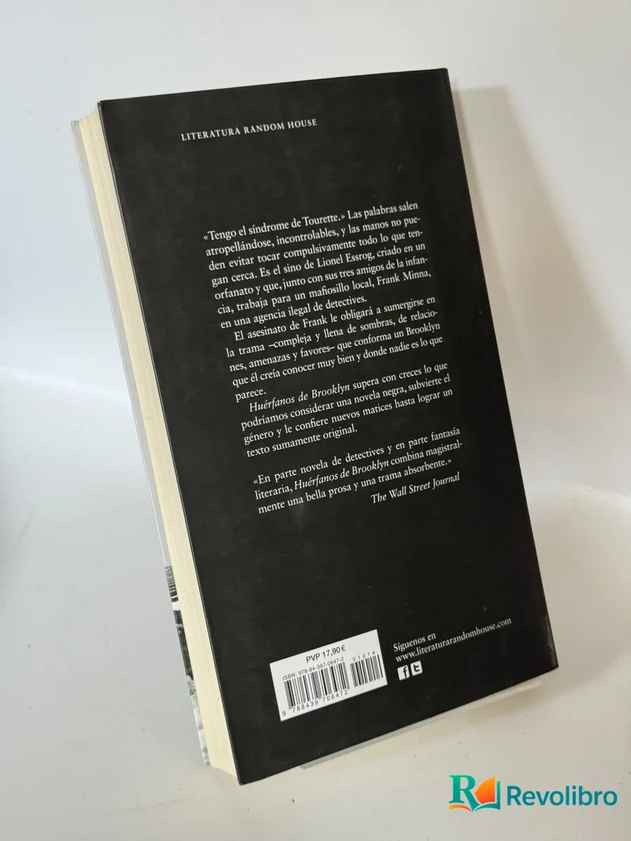 Foto 2 de Huérfanos de Brooklyn de Jonathan Lethem, libro de segunda mano