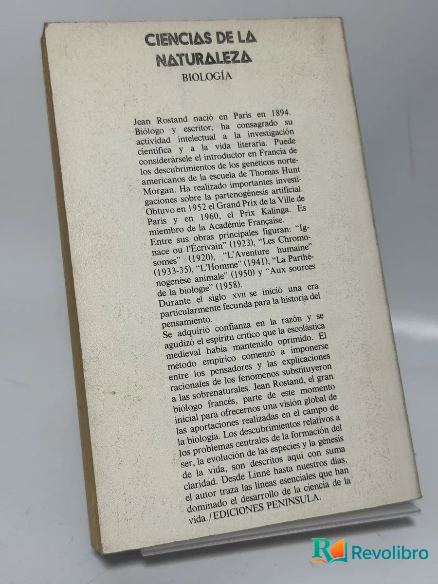 Foto 3 de Introducción a la historia de la biología de Jean Rostand, libro de segunda mano