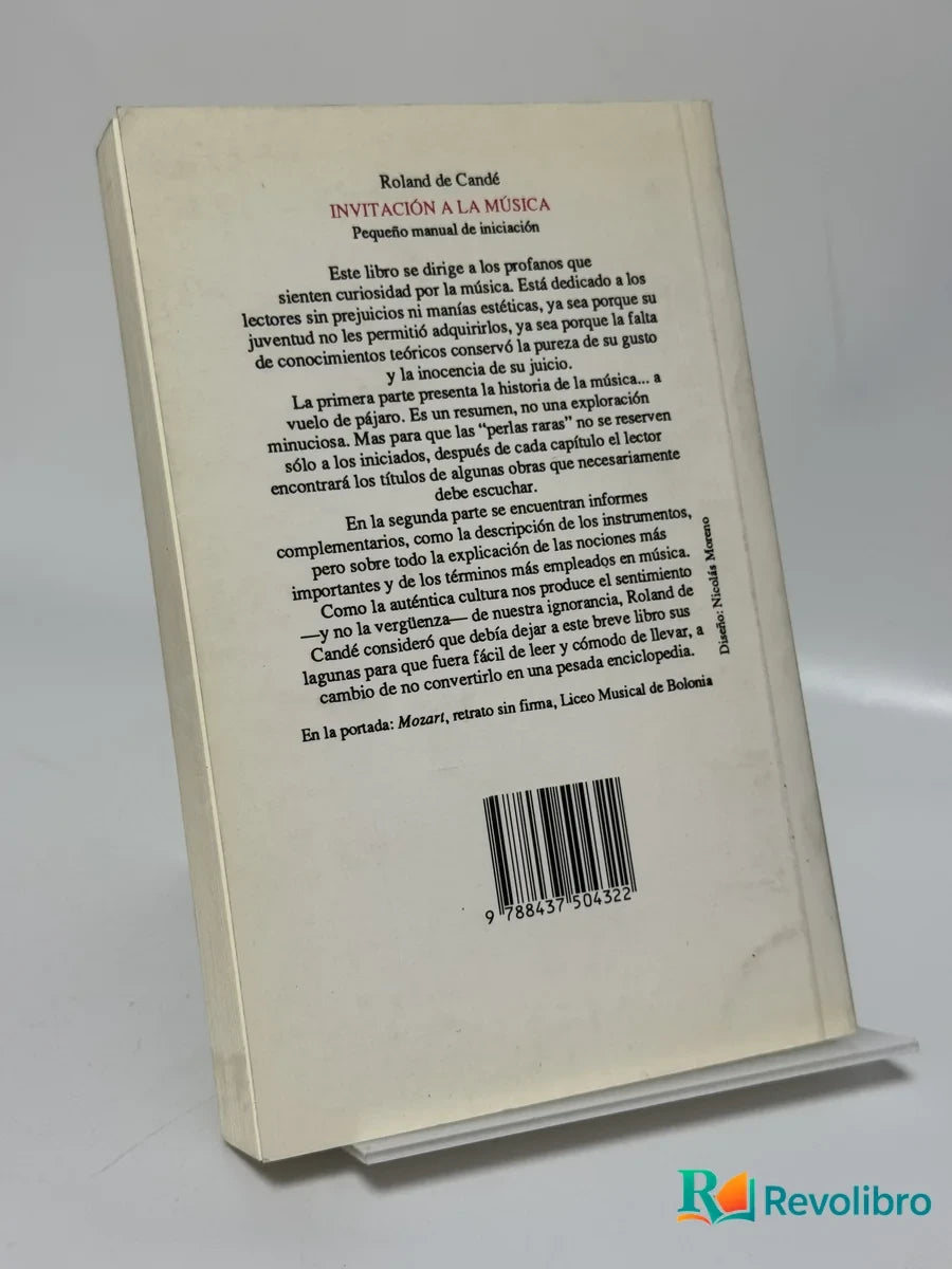 Foto 3 de Invitación a la Música de Roland de Candé, libro de segunda mano