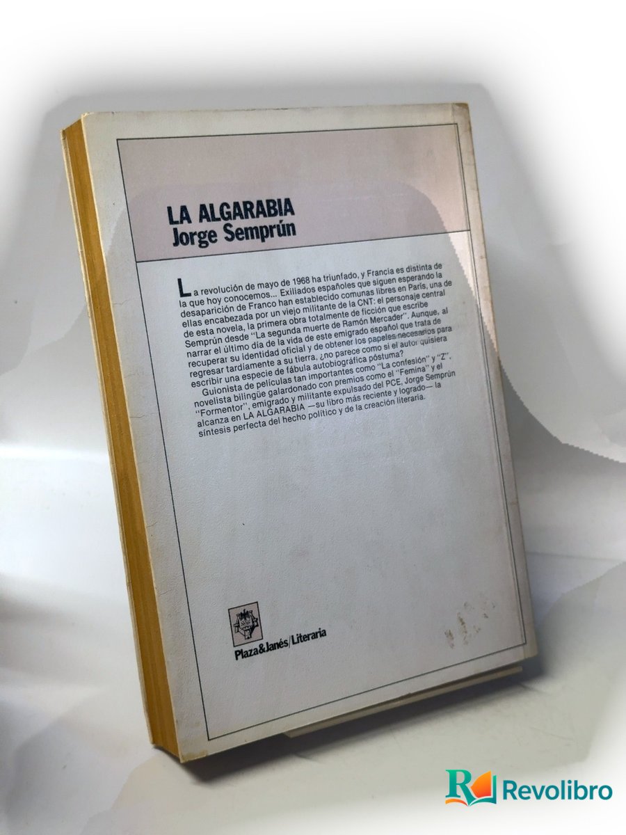 Foto 2 de La algarabía de Jorge Semprún, libro de segunda mano
