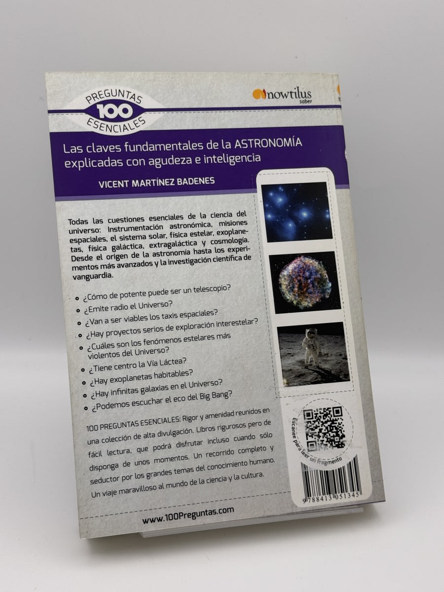 Foto 2 de La astronomía en 100 preguntas de Vicent Martínez Badenés, libro de segunda mano