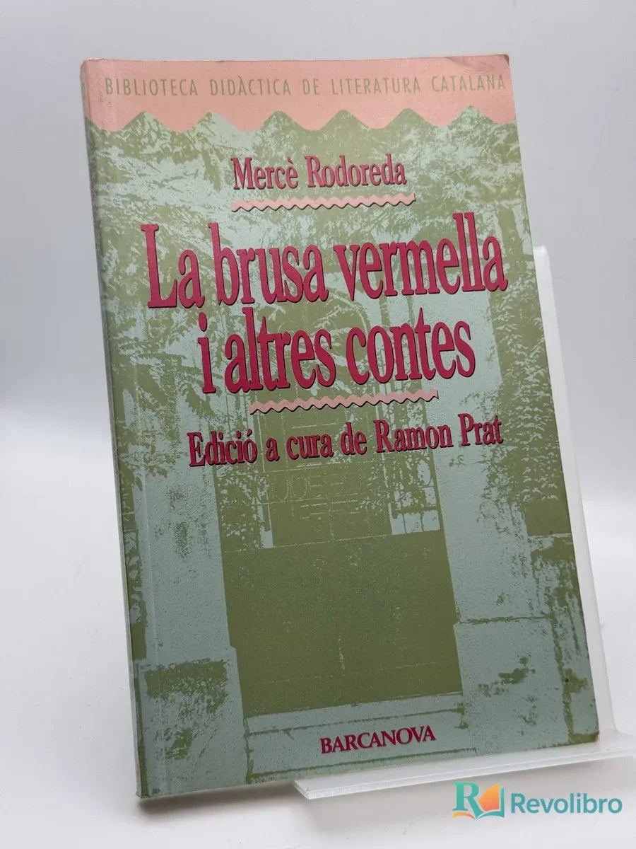 Portada de La brusa vermella i altres contes de Mercè Rodoreda, libro de segunda mano
