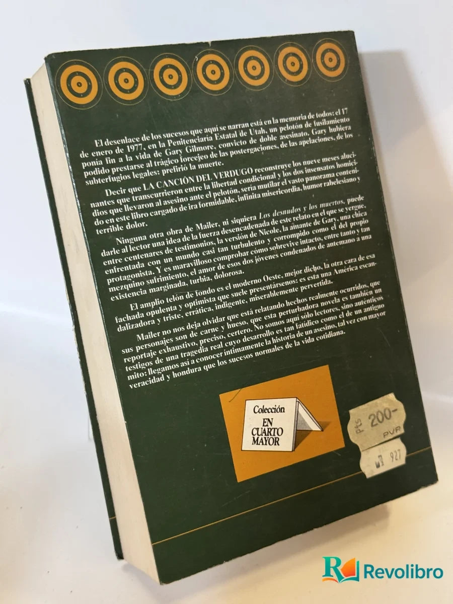 Foto 2 de La Cancion del Verdugo de Norman Mailer, libro de segunda mano