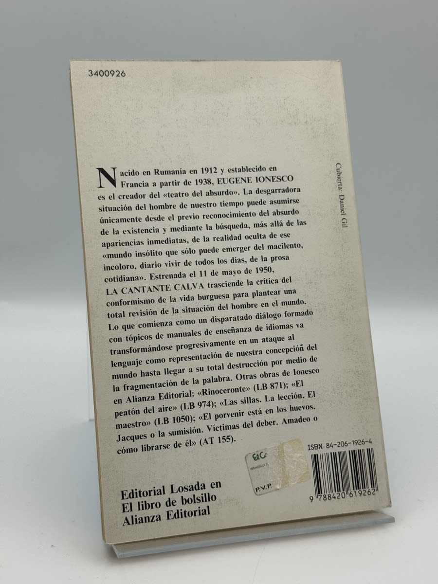 La cantante calva - Eugène Ionesco - Imagen 2