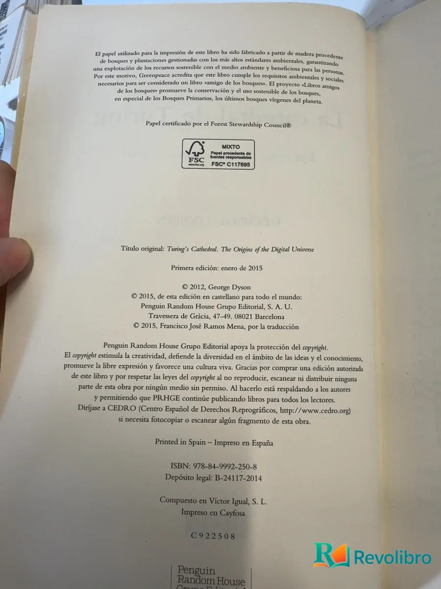 Foto 4 de La catedral de Turing - 1ª edición de George Dyson, libro de segunda mano