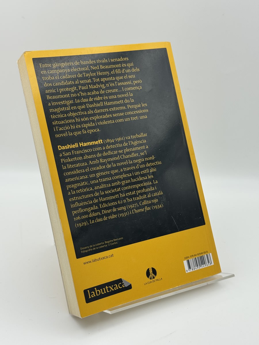 Foto 2 de La clau de vidre de Dashiell Hammett, libro de segunda mano