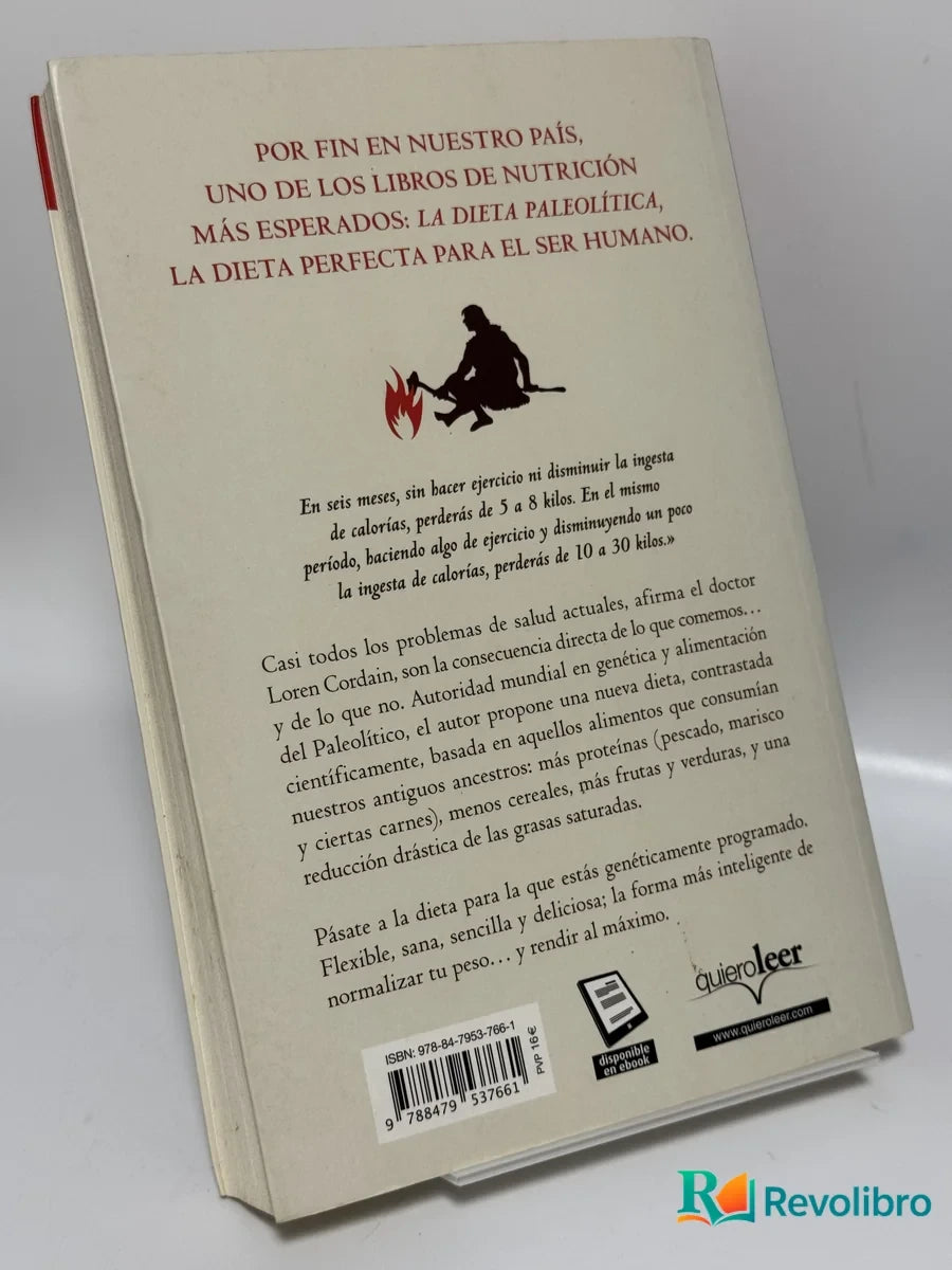 Foto 2 de La Dieta Paleoltica Pierda Peso Y Gane Salud Con La Dieta Ancestral Que La Naturaleza Dise Para Usted de Loren Cordain, libro de segunda mano