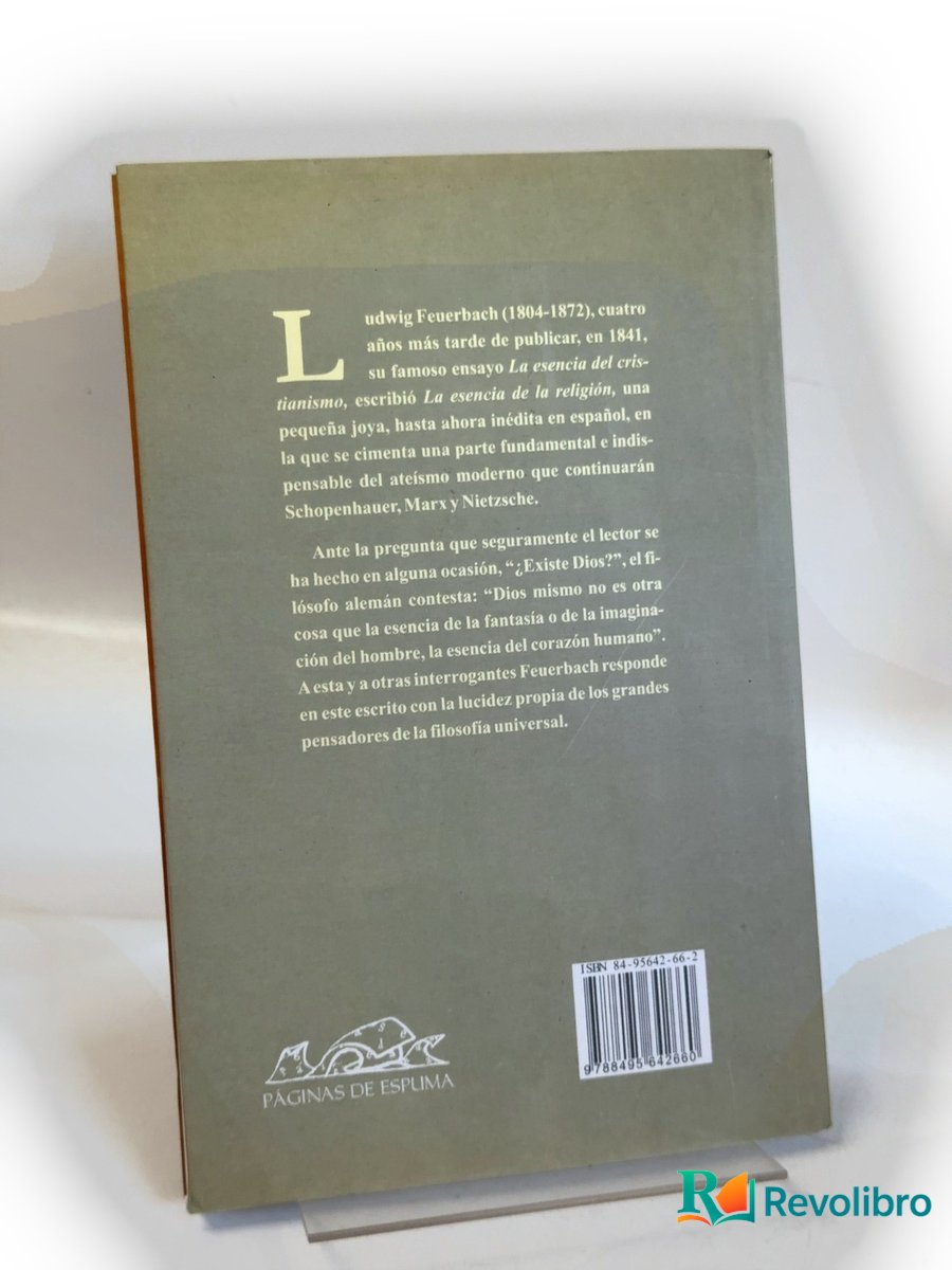 Foto 2 de La esencia de la religión de Ludwig Feuerbach, libro de segunda mano