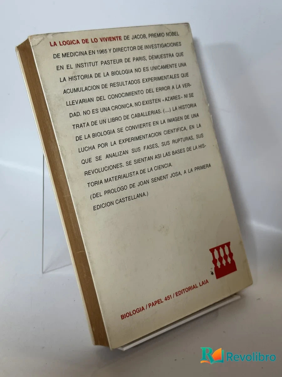 Foto 2 de La Logica de lo Viviente de François Jacob, libro de segunda mano