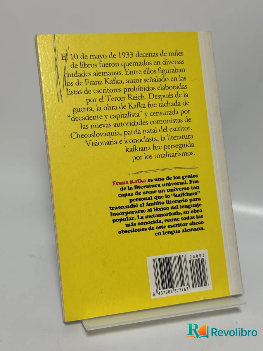 Foto 2 de La metamorfosis de Franz Kafka, libro de segunda mano