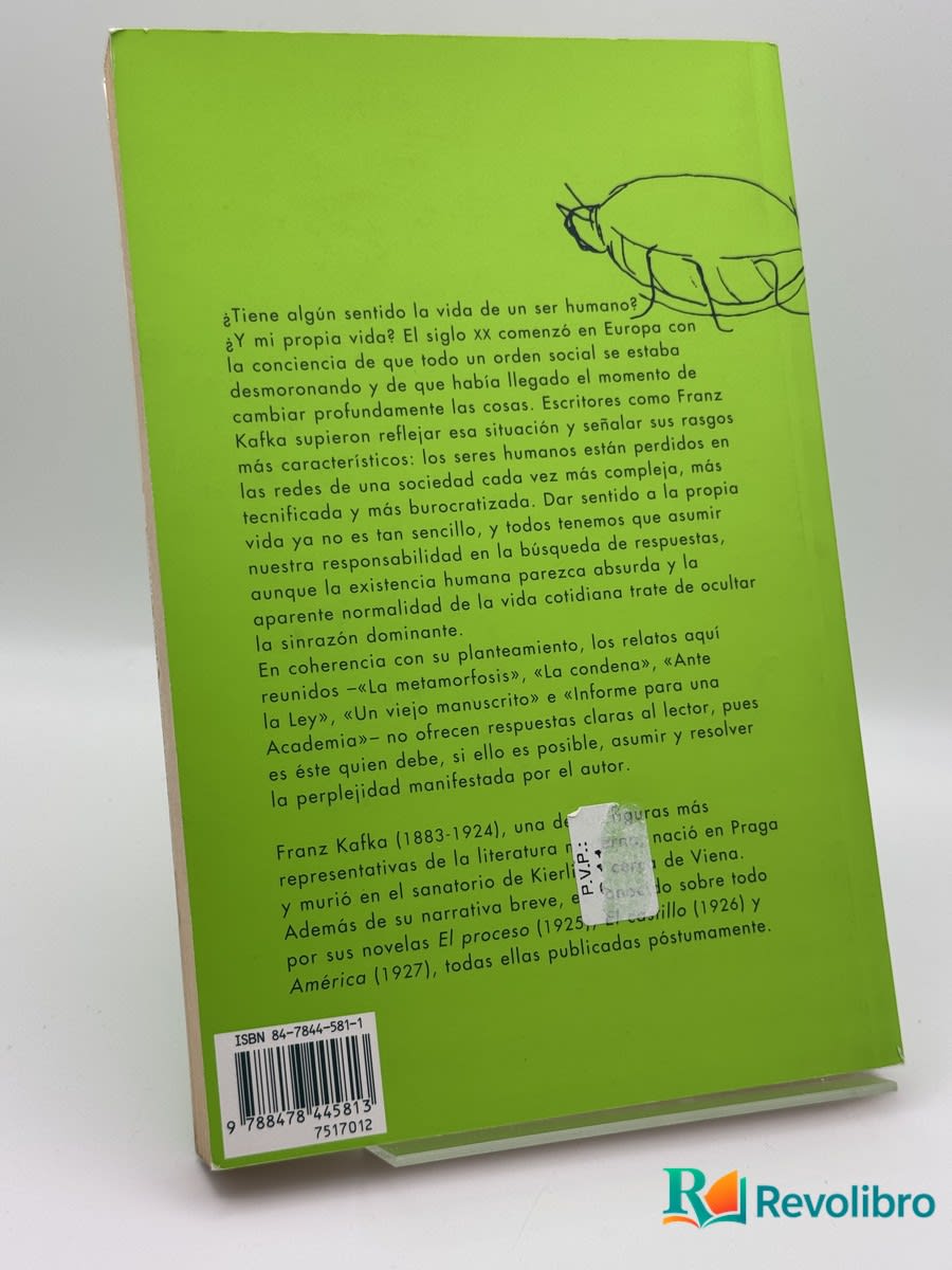 La Metamorfosis y Otros Cuentos - Franz Kafka - Imagen 3