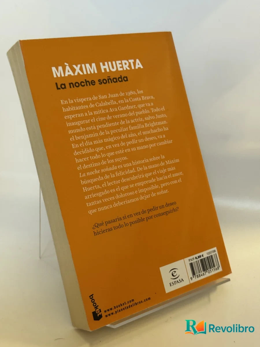 Foto 2 de La noche soñada de Màxim Huerta, libro de segunda mano