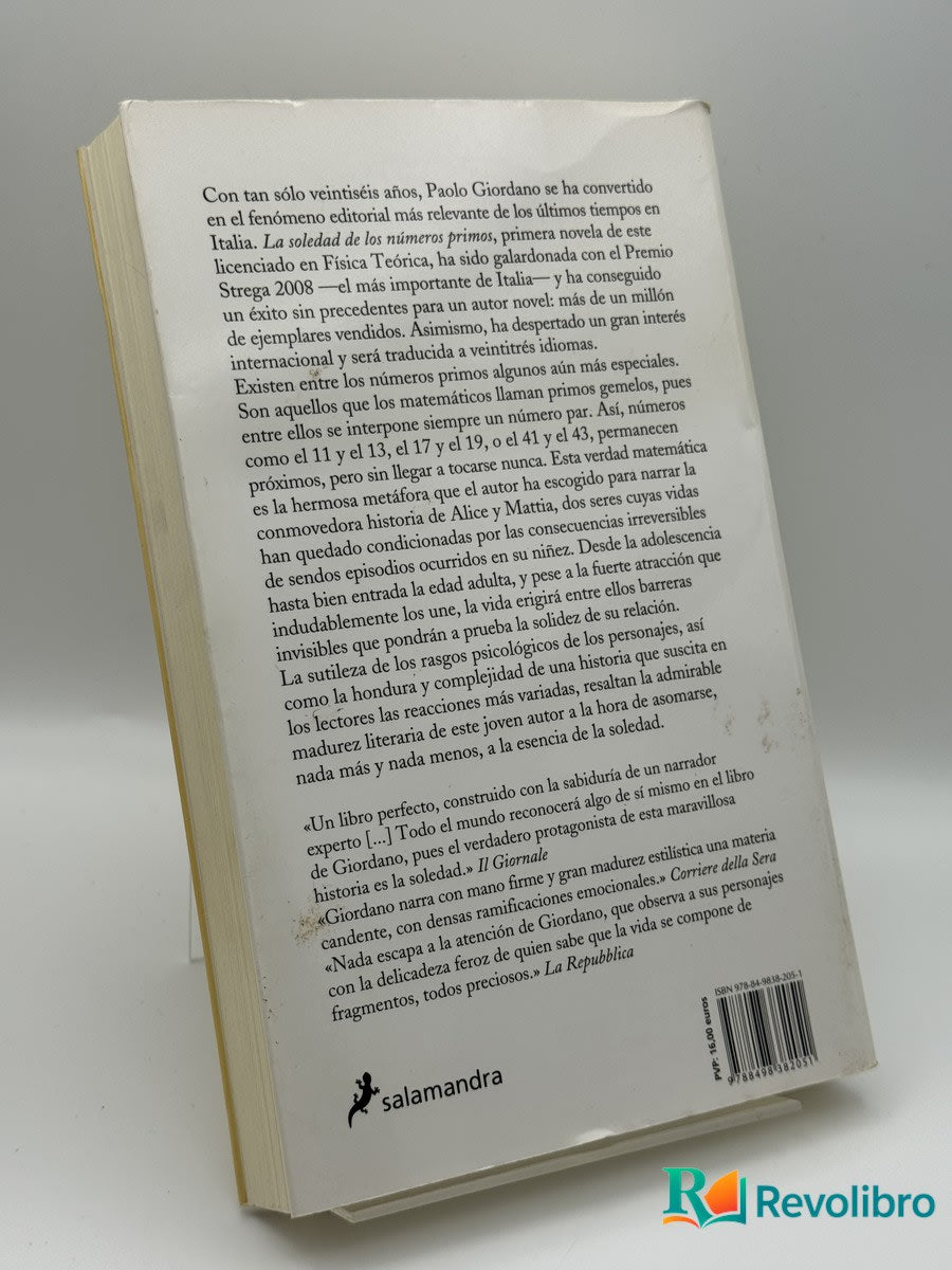 La soledad de los números primos - Paolo Giordano - Imagen 2