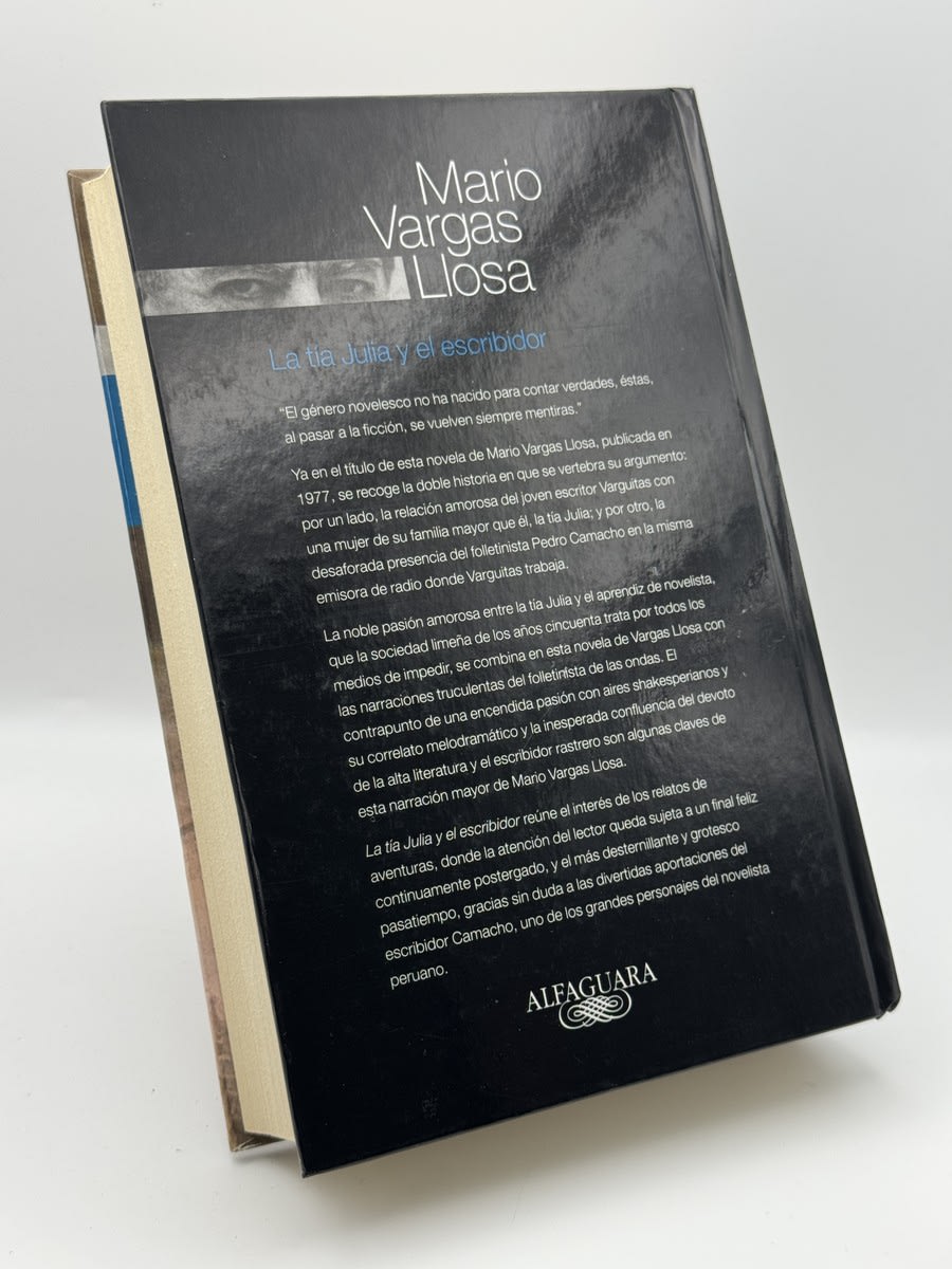 Foto 2 de La tía Julia y el escribidor - Mario Vargas Llosa de Mario Vargas Llosa, libro de segunda mano