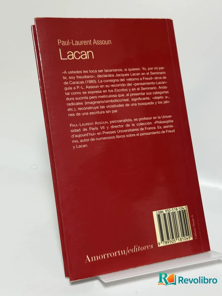 Foto 2 de Lacan de Paul-Laurent Assoun, libro de segunda mano