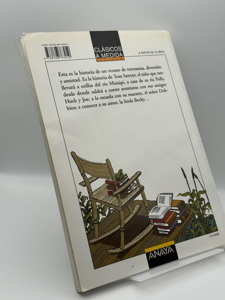Foto 2 de Las aventuras de Tom Sawyer - Mark Twain de Mark Twain, libro de segunda mano