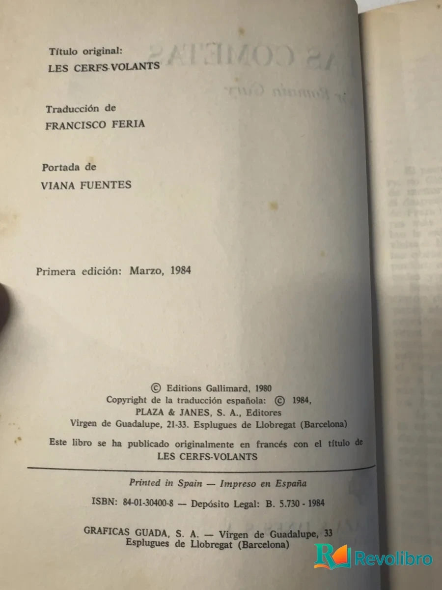 Foto 3 de Las cometas - 1ª edición de Romain Gary, libro de segunda mano