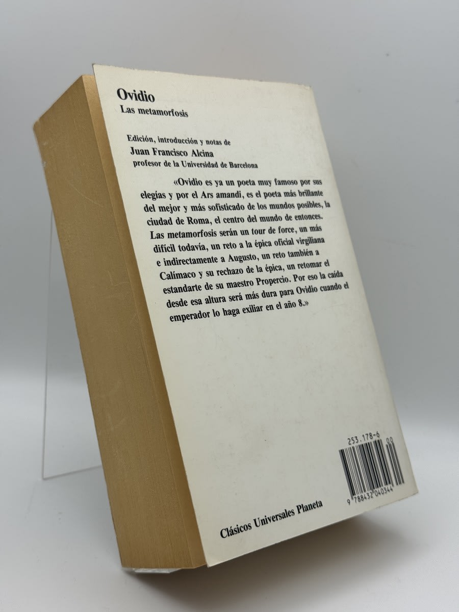 Foto 2 de Las Metamorfosis de Publio Ovidio Nason, libro de segunda mano
