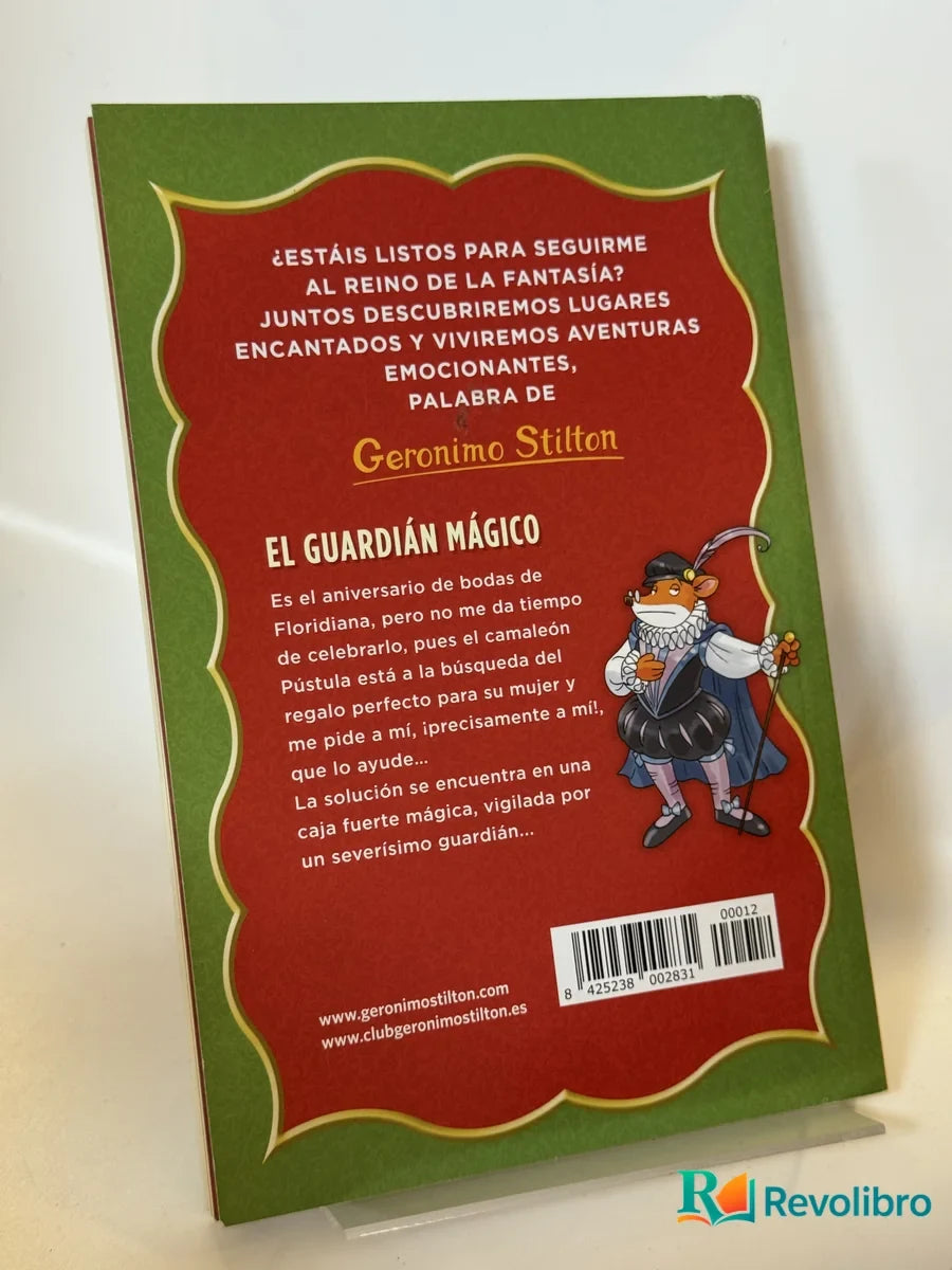 Foto 2 de Las nuevas aventuras en el reino de la fantasía: El guardián mágico de Geronimo Stilton, libro de segunda mano