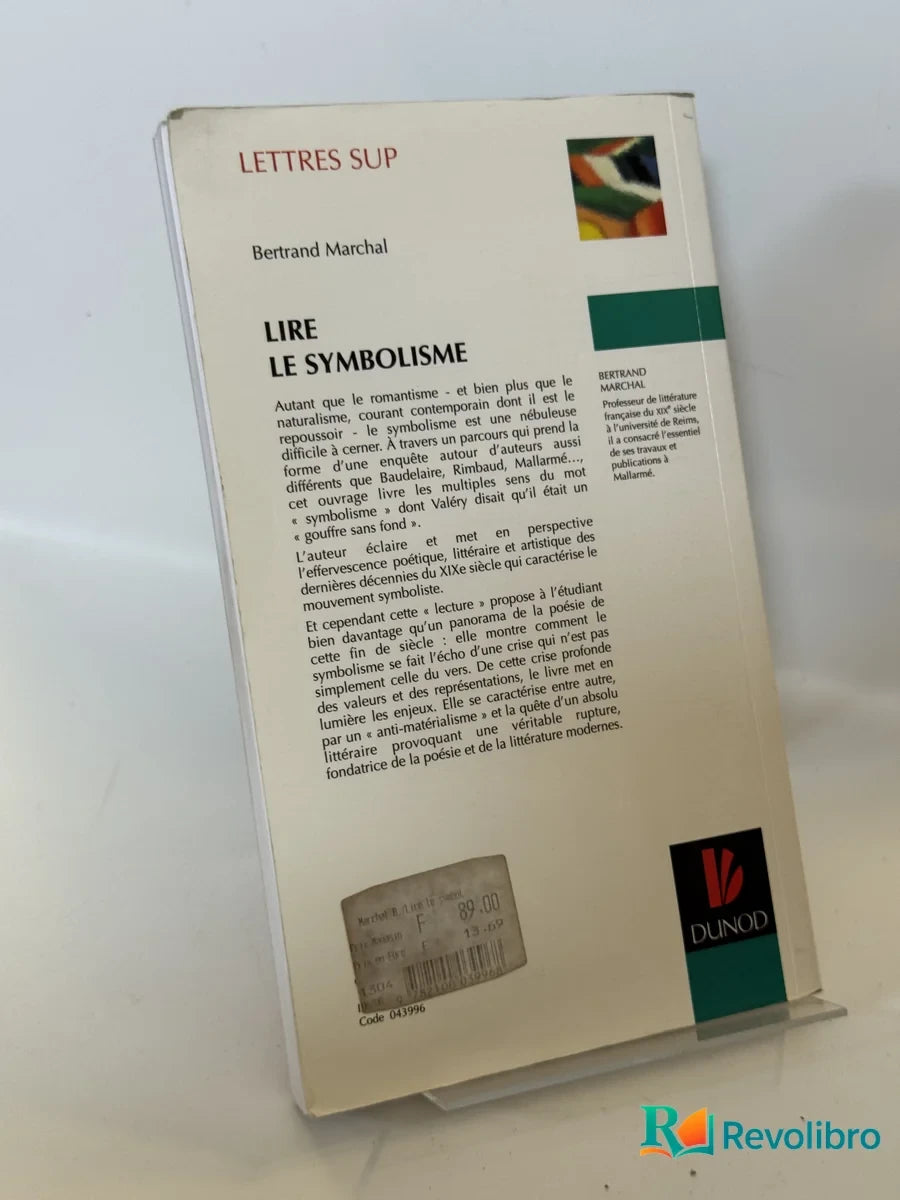 Foto 2 de Lire le symbolisme de Bertrand Marchal, libro de segunda mano