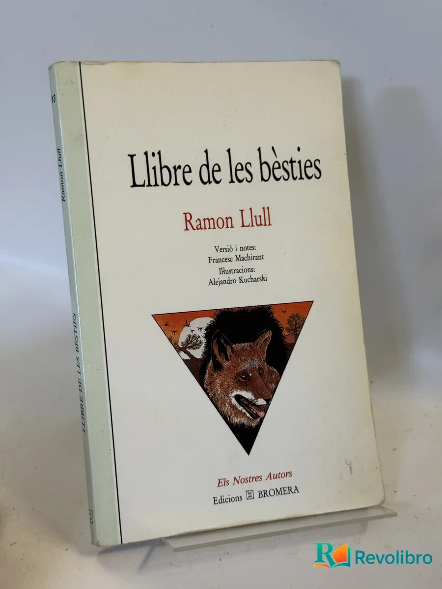Portada de Llibre de les bèsties de Ramon Llull, libro de segunda mano