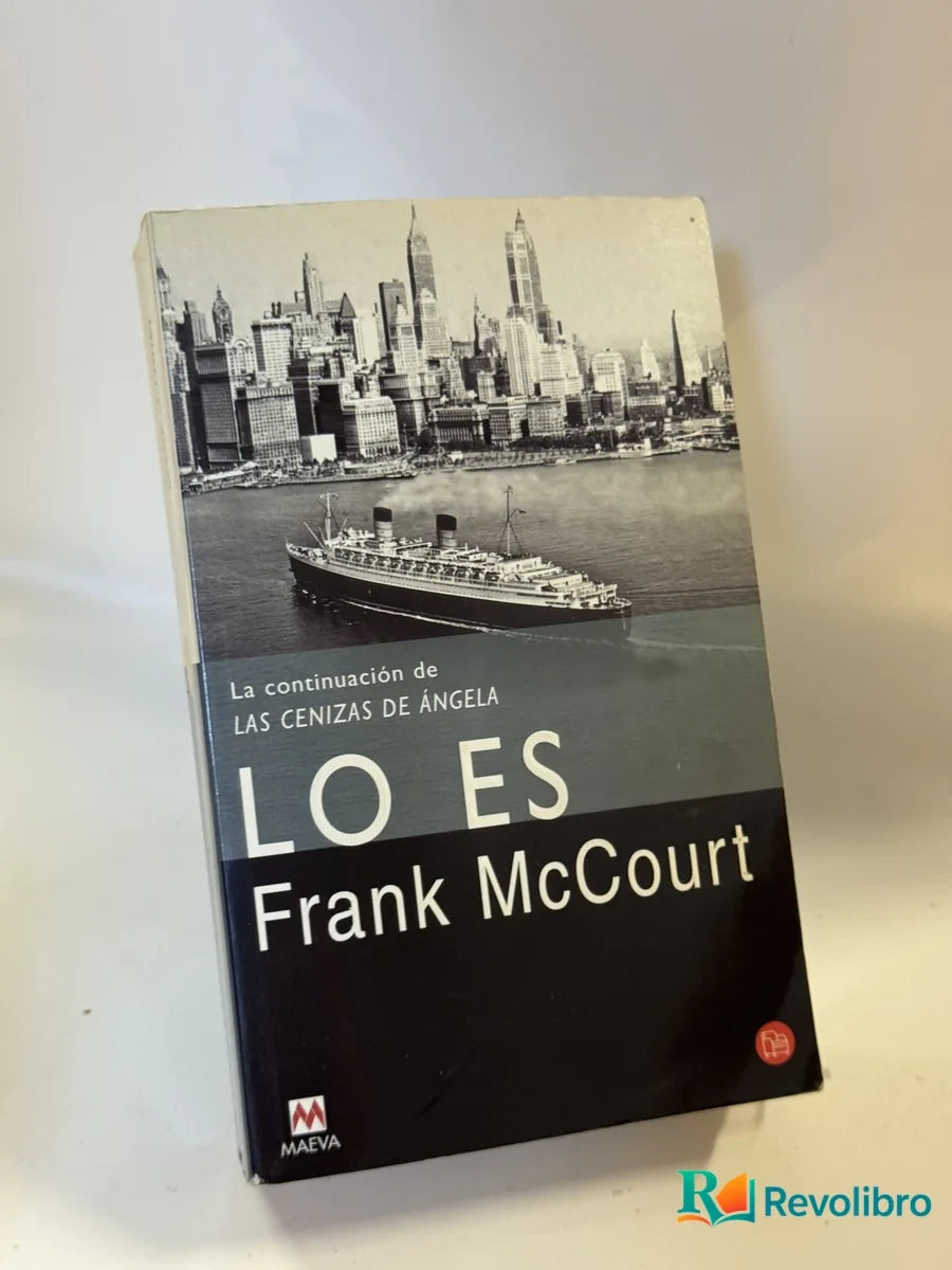Portada de Lo Es de Frank McCourt, libro de segunda mano