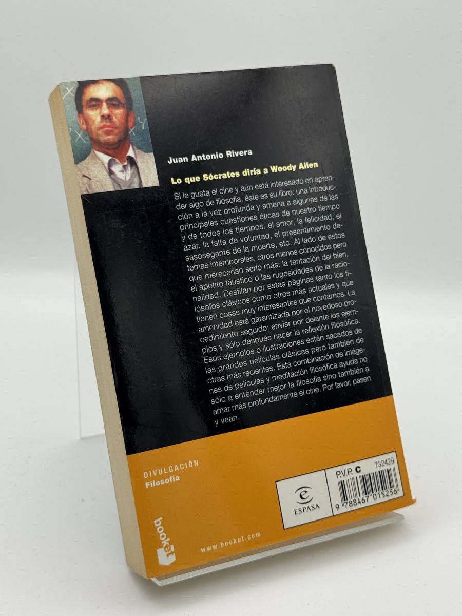 Foto 2 de Lo Que Socrates Diría a Woody Allen de Juan Antonio Rivera, libro de segunda mano