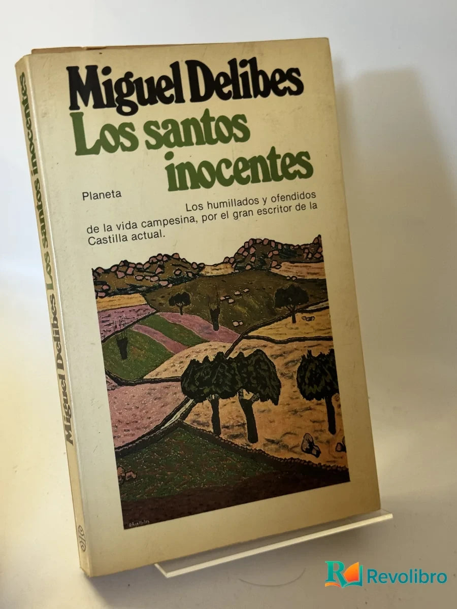 Portada de Los santos inocentes de Miguel Delibes, libro de segunda mano