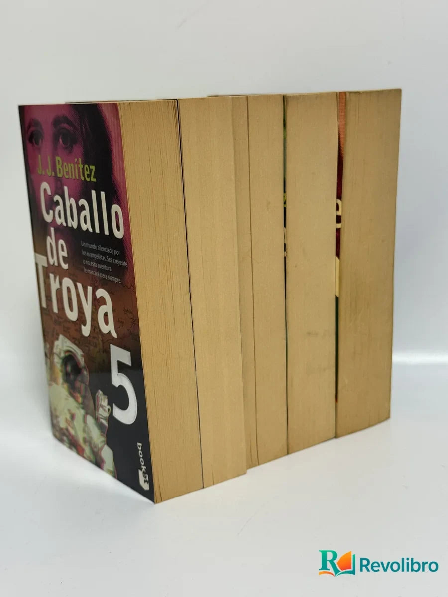 Foto 3 de Lote 5 libros Caballo de Troya de J.J. Benítez, libro de segunda mano
