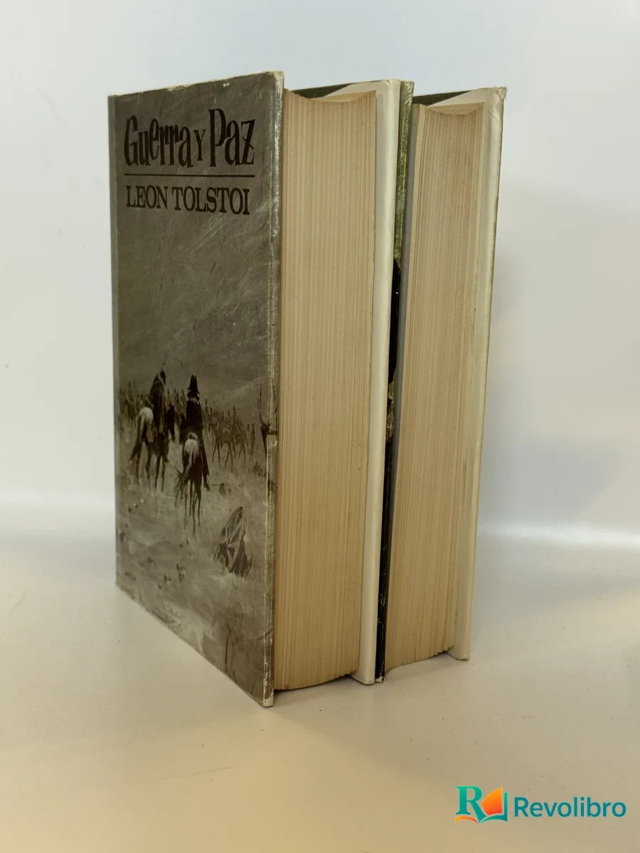 Foto 3 de Lote Guerra y Paz 2 tomos de Leon Tolstoi, libro de segunda mano