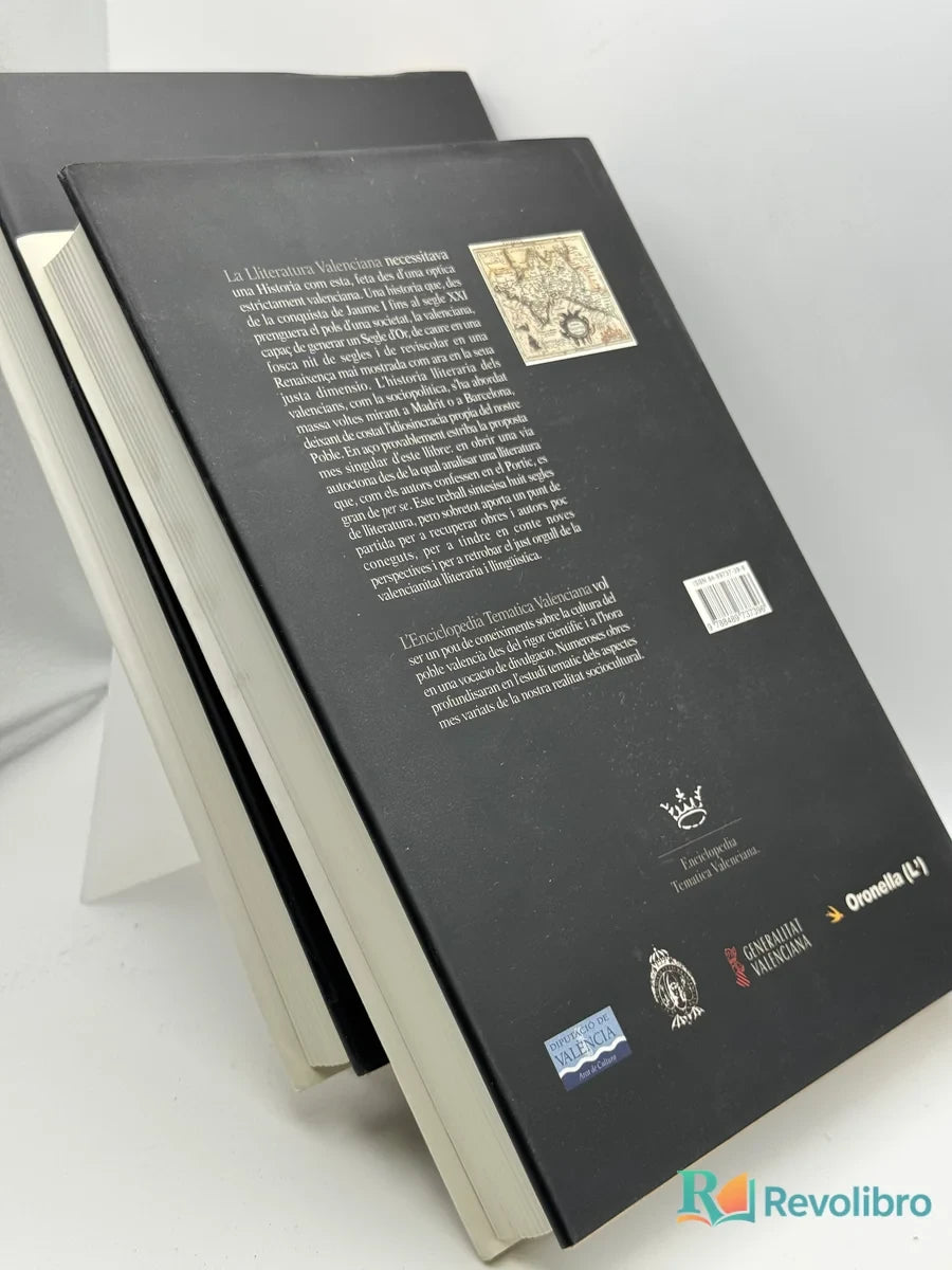 Foto 4 de Lote Historia de la Literatura Valenciana 2 volúmenes de Artur Ahuir Alicia Palazon, libro de segunda mano