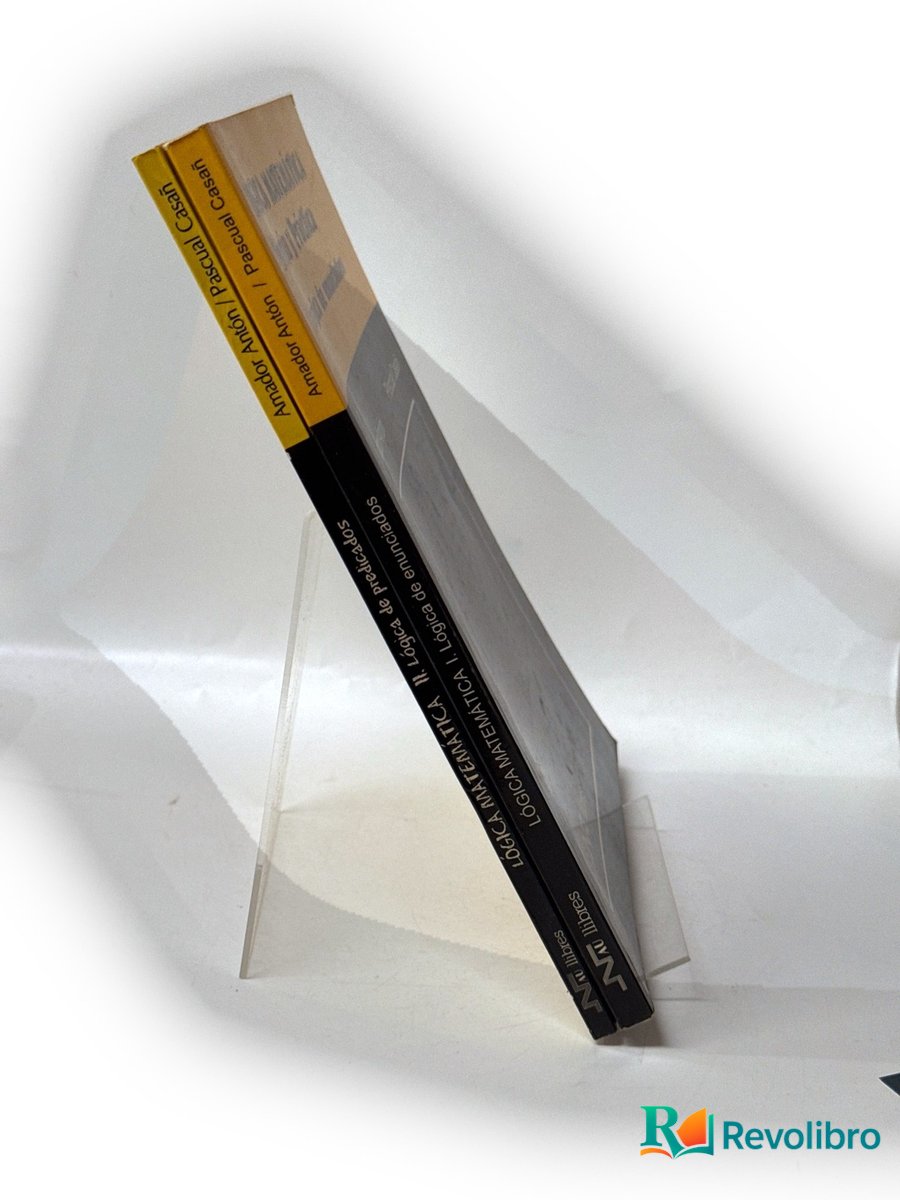 Foto 2 de Lote Lógica matemática. Teoría y práctica 2 libros de Amador Antón, libro de segunda mano