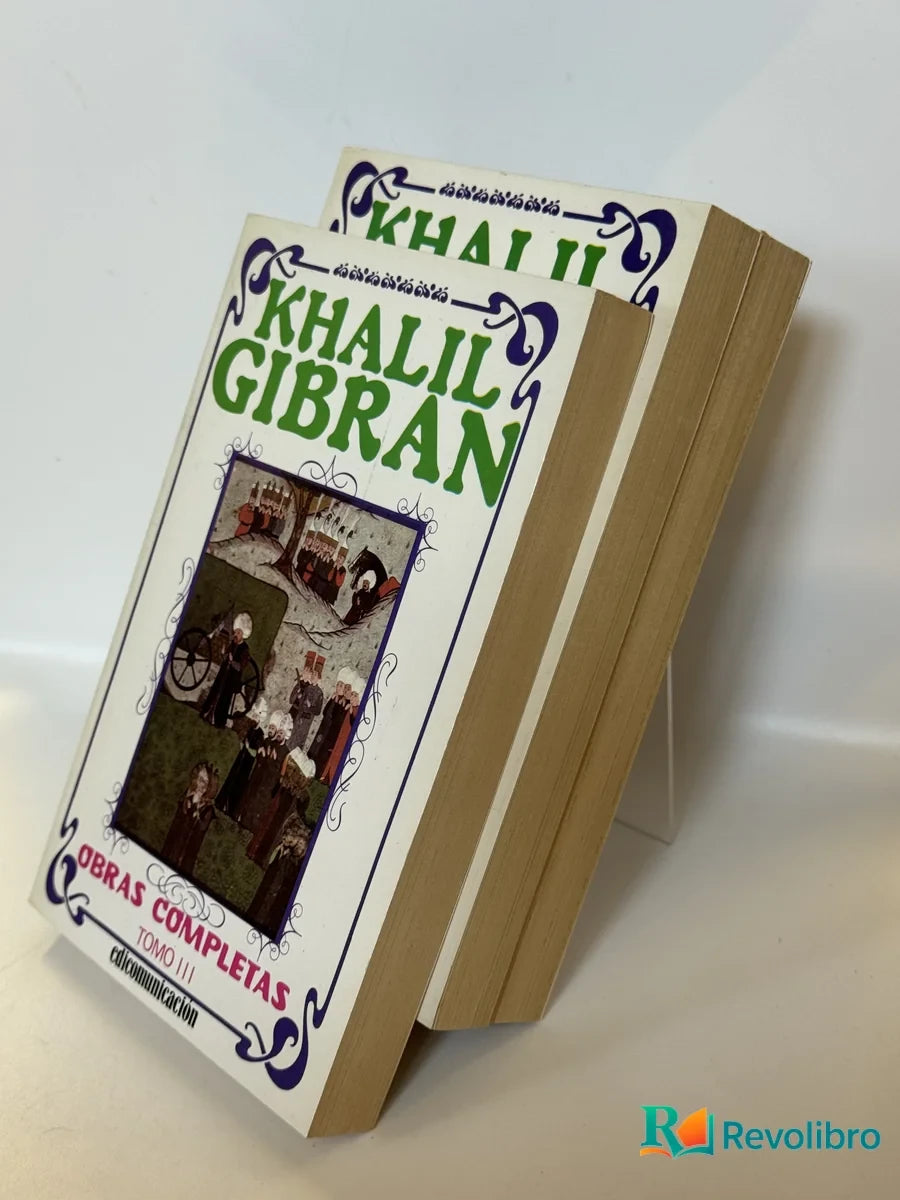 Foto 2 de Lote Obras completas Khalil Gibran 3 volúmenes de Khalil Gibran, libro de segunda mano