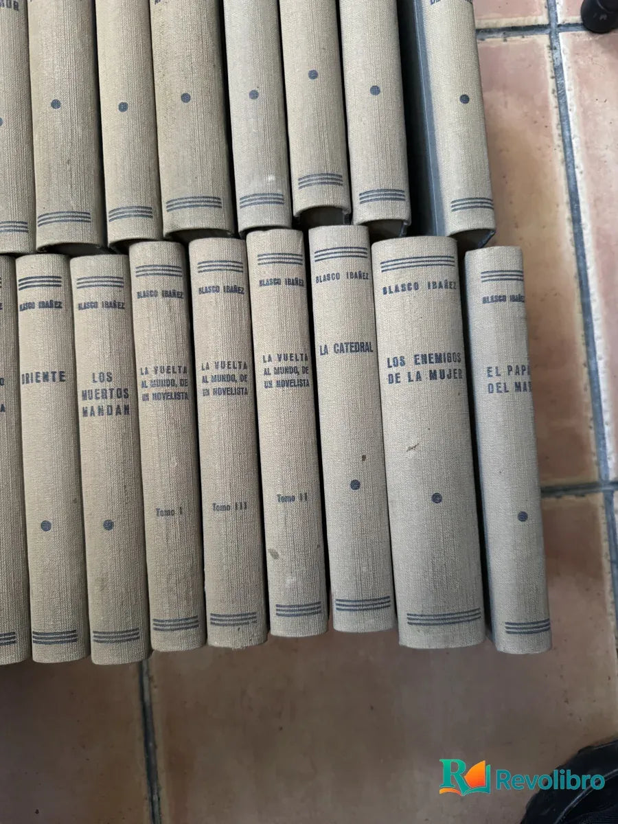 Foto 6 de Lote obras Vicente Blasco Ibáñez 28 volúmenes de Vicente Blasco Ibáñez, libro de segunda mano