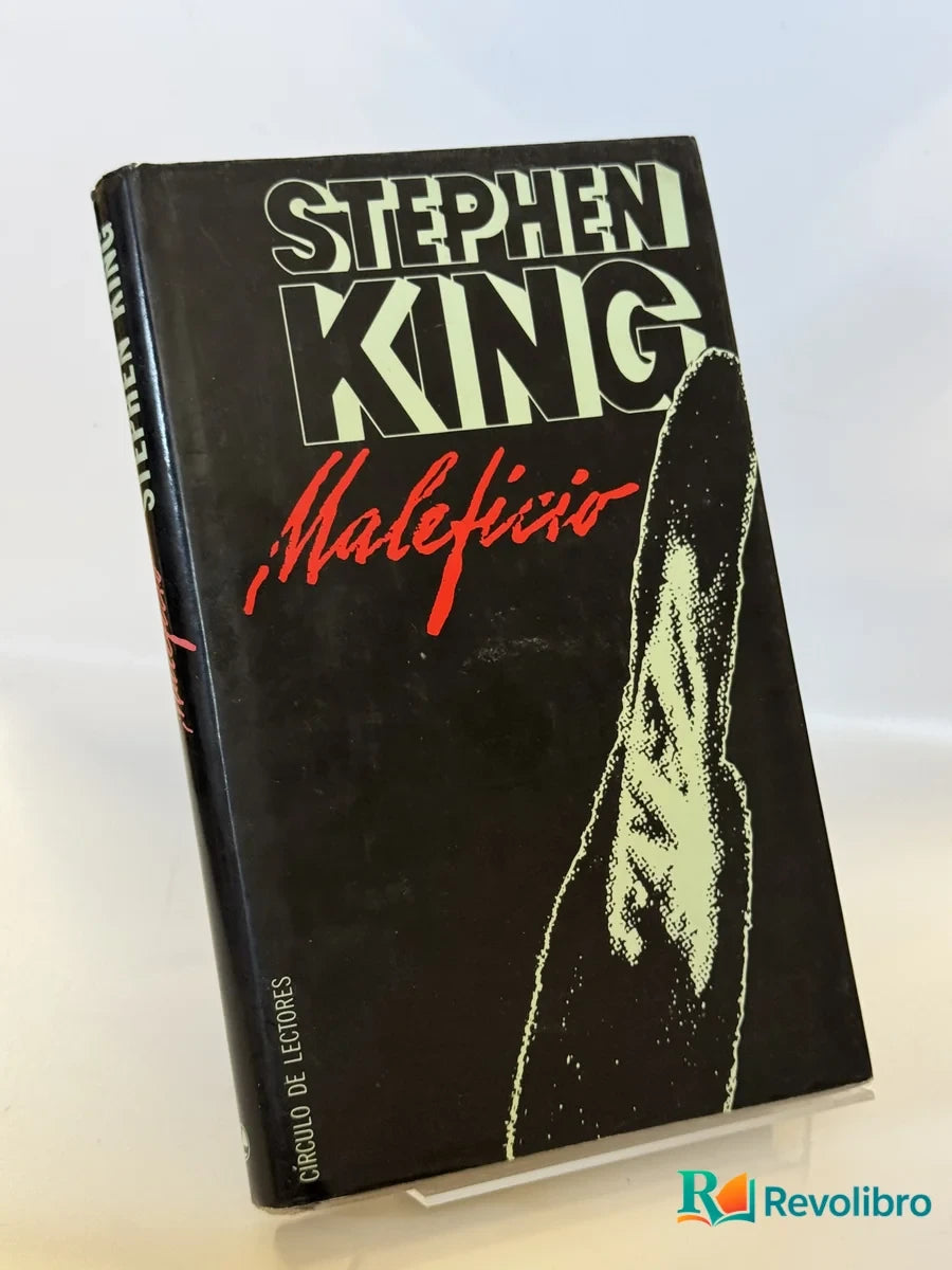 Portada de Maleficio de Stephen King, libro de segunda mano
