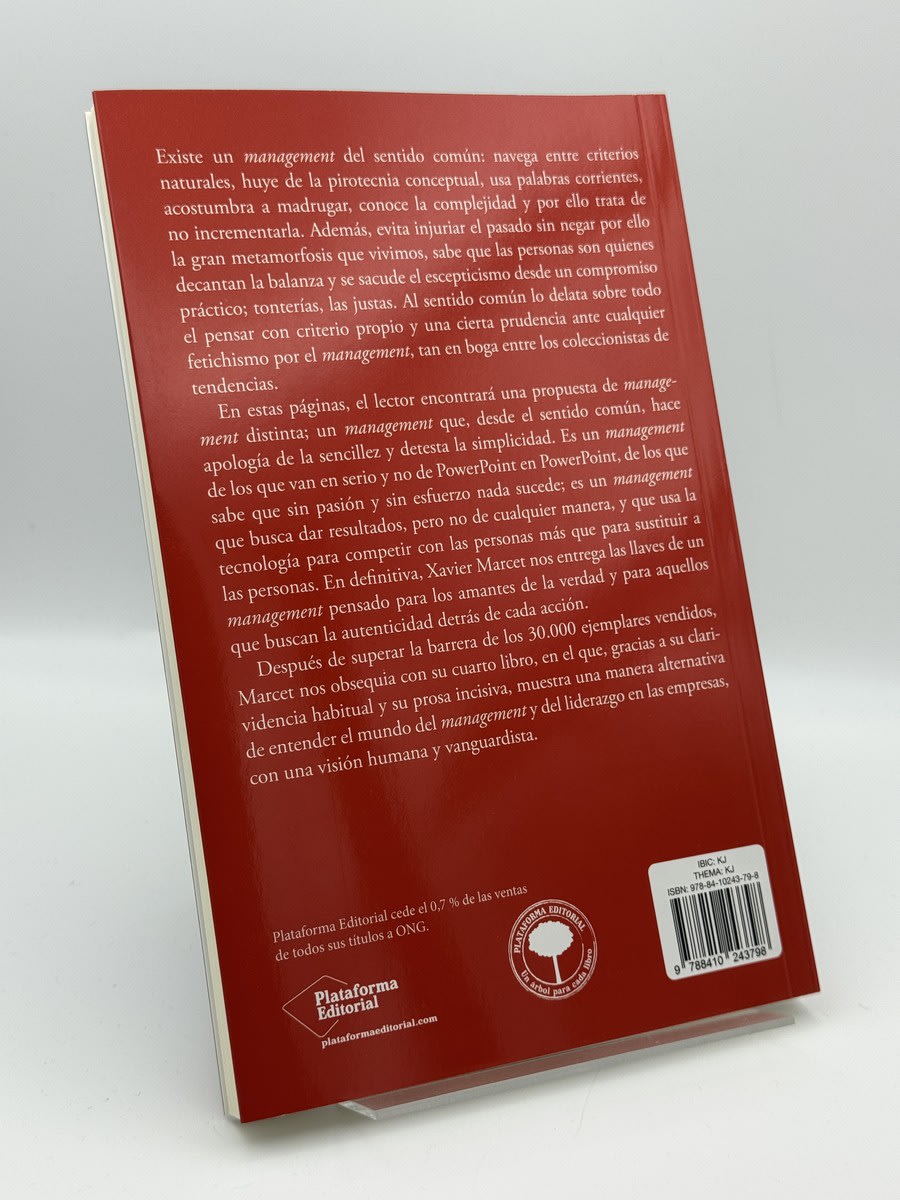 Foto 2 de Management del sentido común - Xavier Marcet de Xavier Marcet, libro de segunda mano