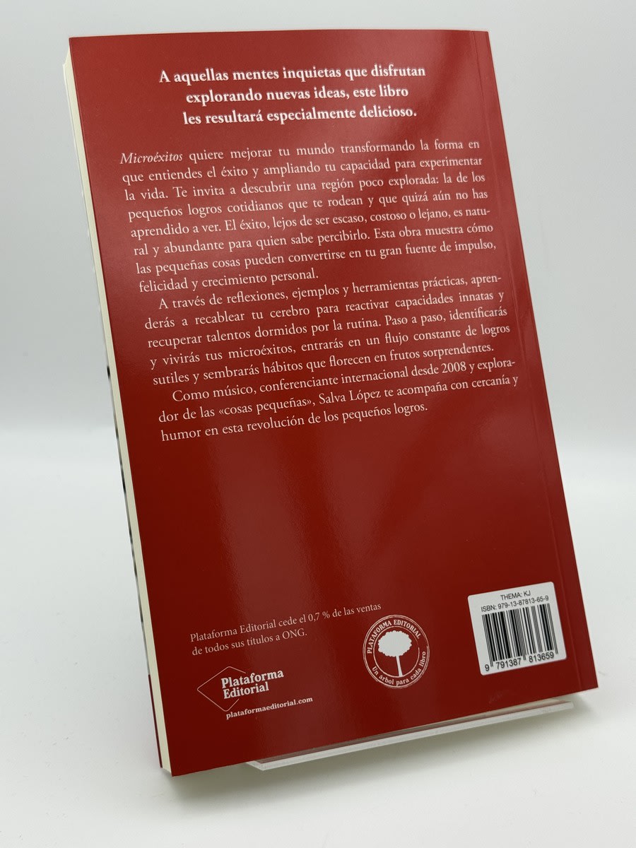 Foto 2 de Microéxitos: la revolución de los pequeños logros - Salva López de Salva López, libro de segunda mano