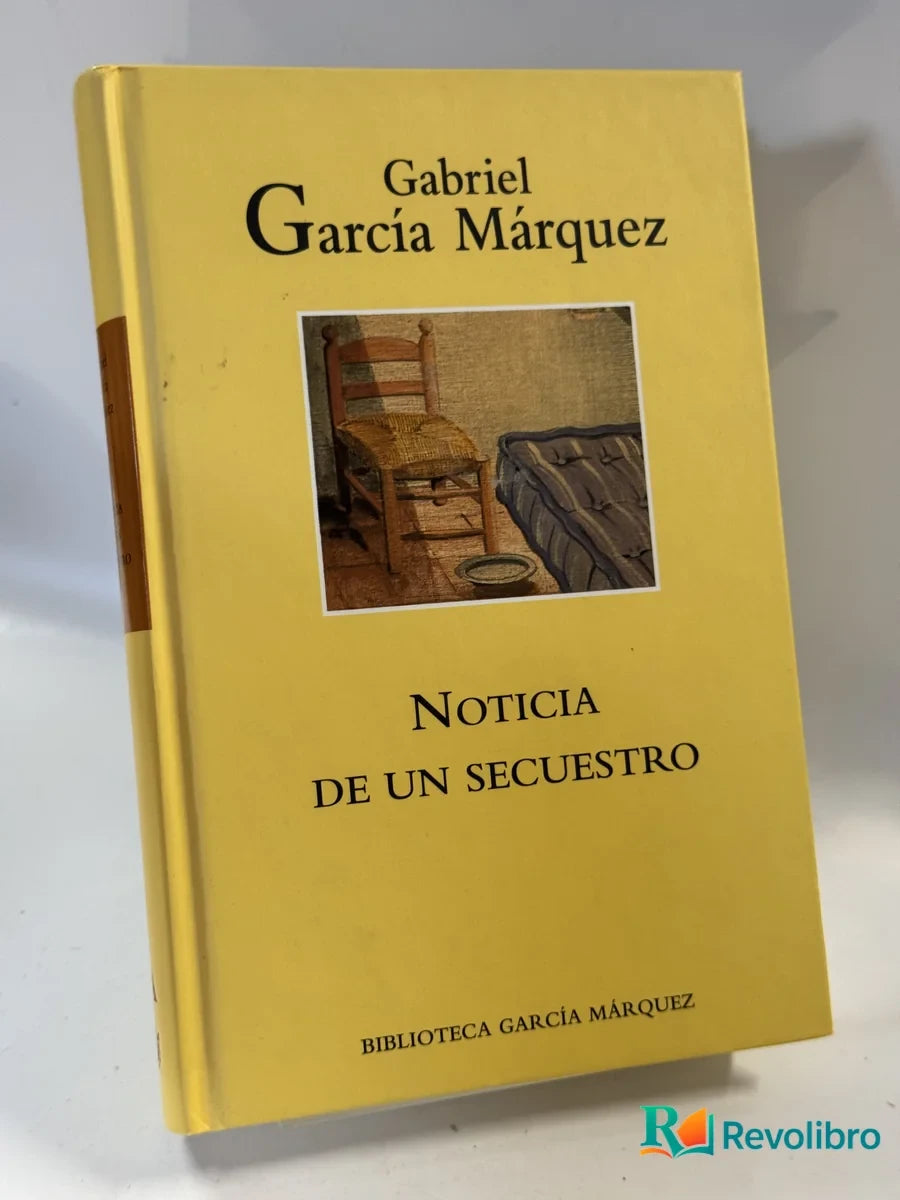 Portada de Noticia de un secuestro de Gabriel García Márquez, libro de segunda mano