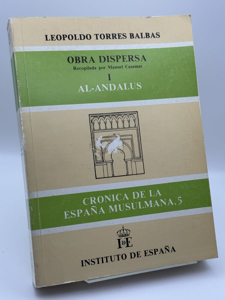 Portada de Obra dispersa - Leopoldo Torres Balbás de Leopoldo Torres Balbás, libro de segunda mano