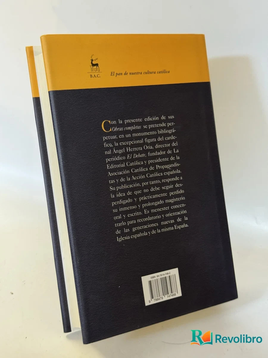 Foto 2 de Obras completas V Discursos y conferencias de Cardenal Ángel Herrera Oria, libro de segunda mano