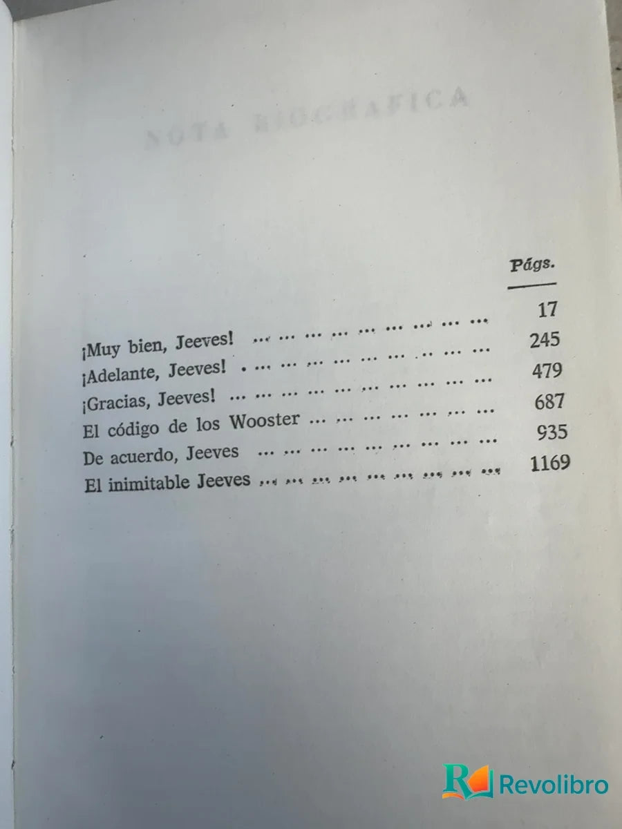 Foto 5 de Obras de P. G. Wodehouse, libro de segunda mano