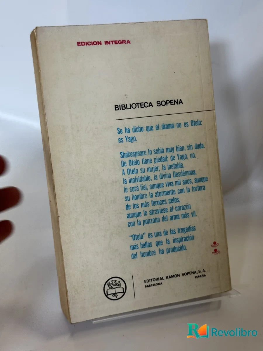 Foto 2 de Otelo de Shakespeare, libro de segunda mano