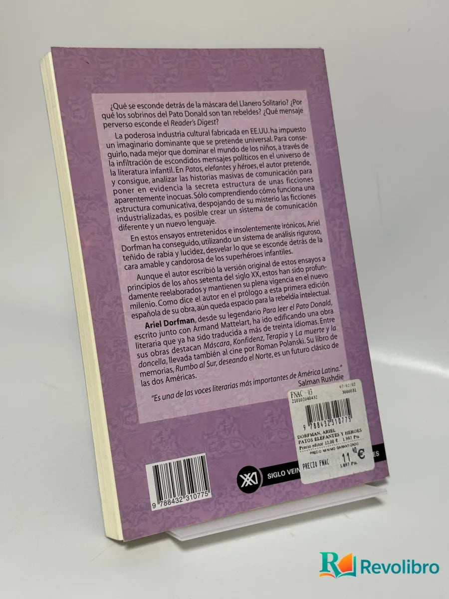 Foto 3 de Patos, Elefantes y Héroes de Ariel Dorfman, libro de segunda mano