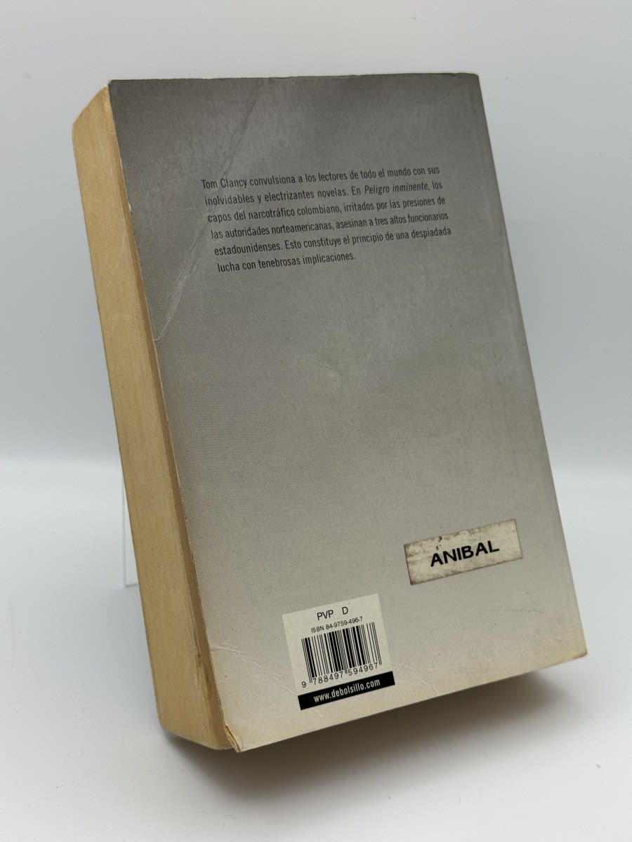 Foto 2 de Peligro inminente de Tom Clancy, libro de segunda mano