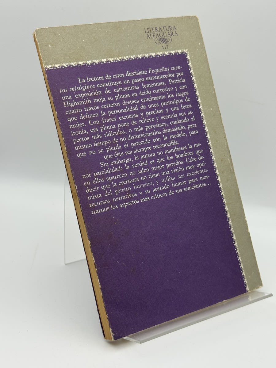 Foto 2 de Pequeños cuentos misóginos - Patricia Highsmith de Patricia Highsmith, libro de segunda mano