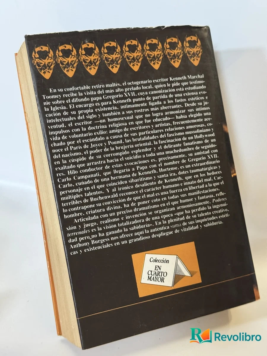 Foto 2 de Poderes terrenales de Anthony Burgess, libro de segunda mano