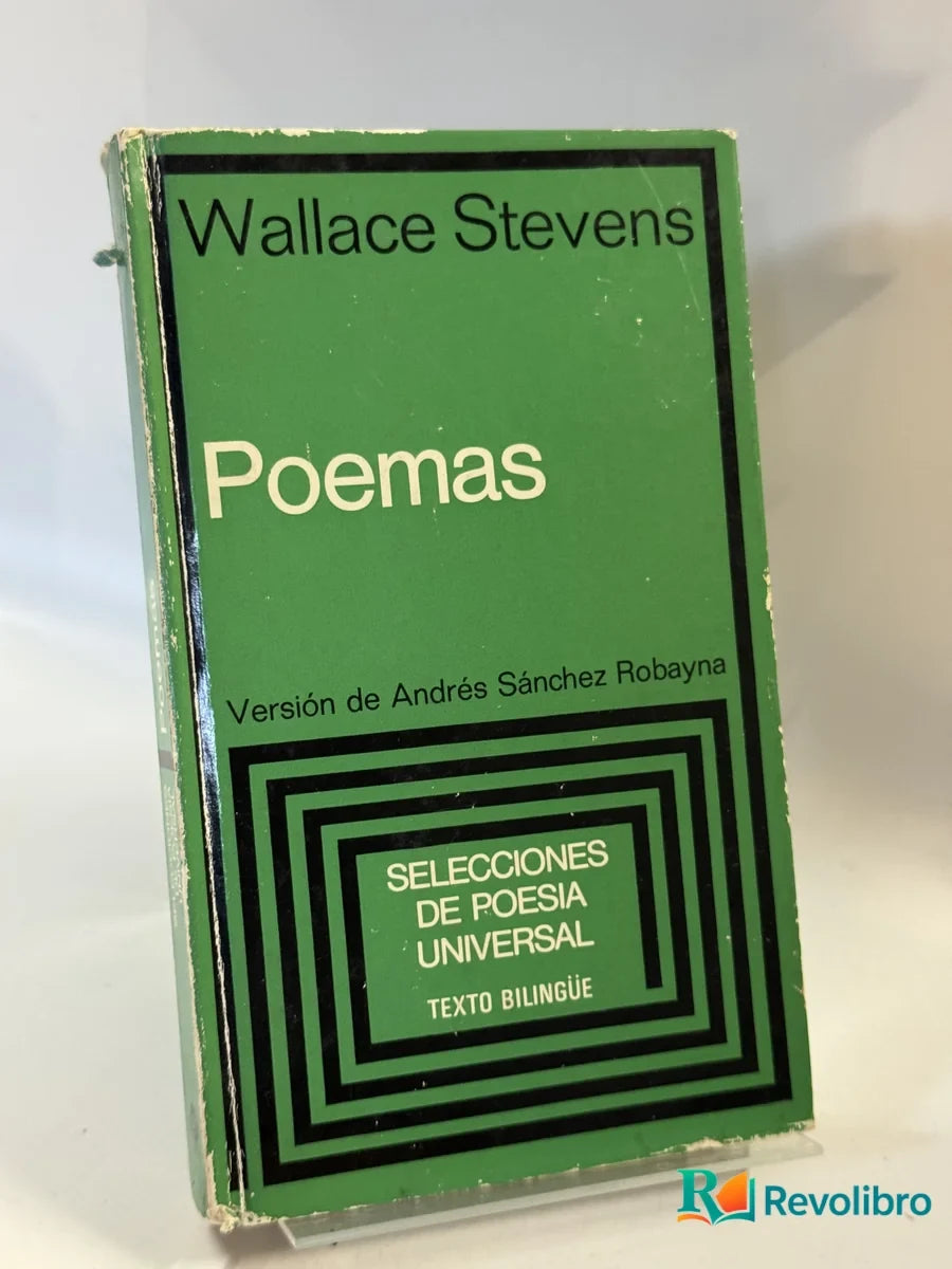 Portada de Poemas de Wallace Stevens, libro de segunda mano